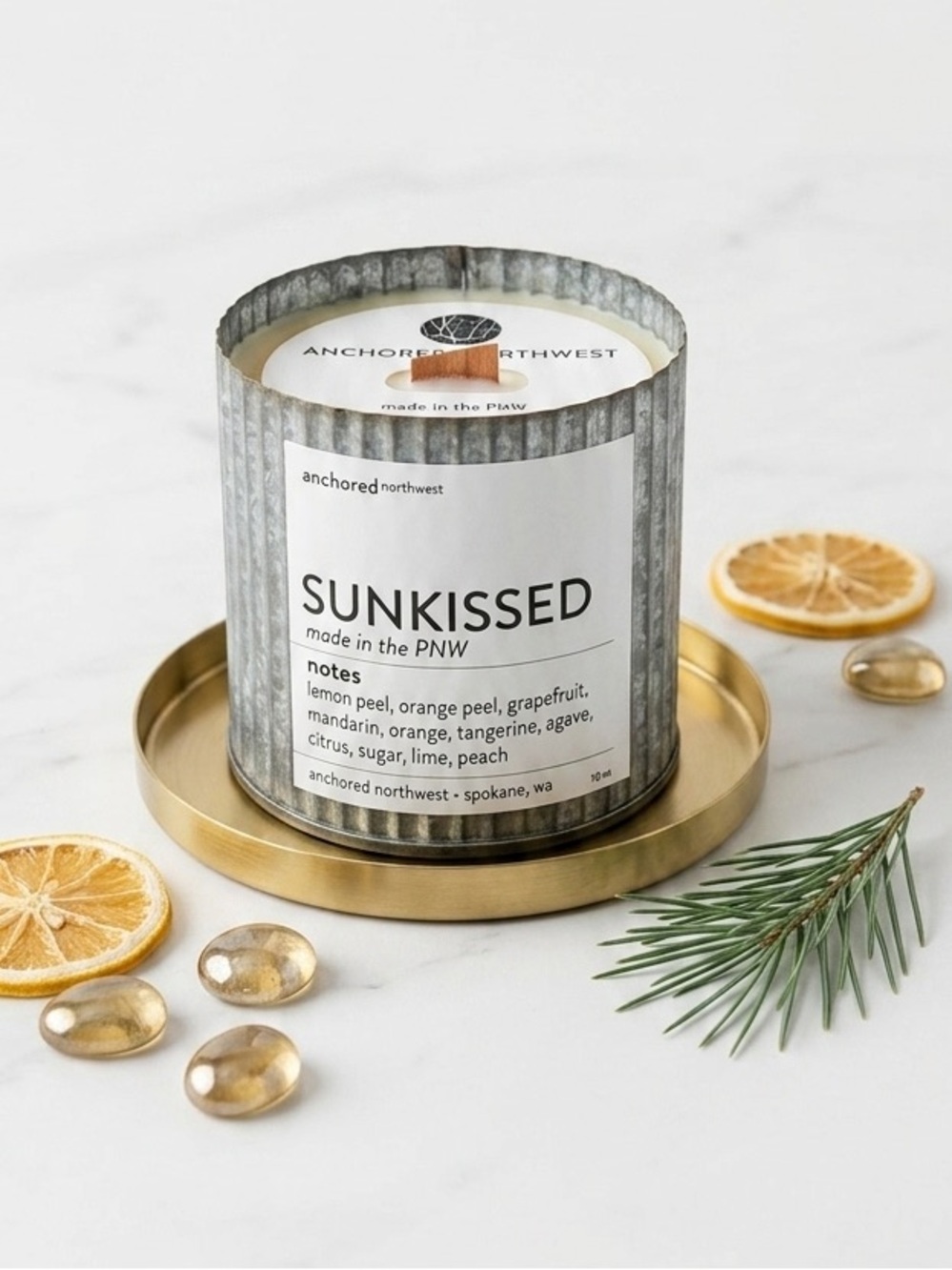 Sunkissed Candle - Wood Wick/ 100% Soy Wax
